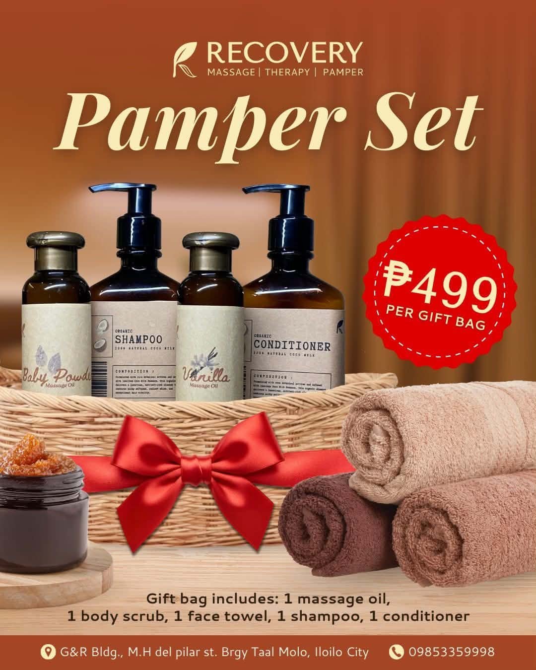 The Pamper Set (Holiday Gift Bag) The Gift of Self-Care.